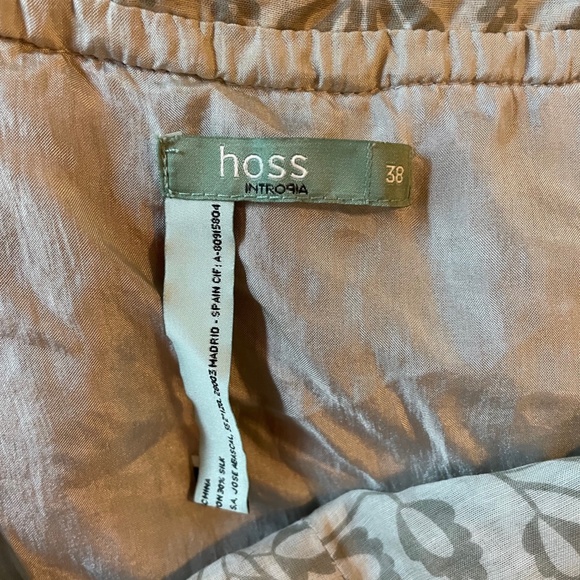 HOSS 100% silk Mini babydoll blue-grey dress Sz 38 - Picture 9 of 9